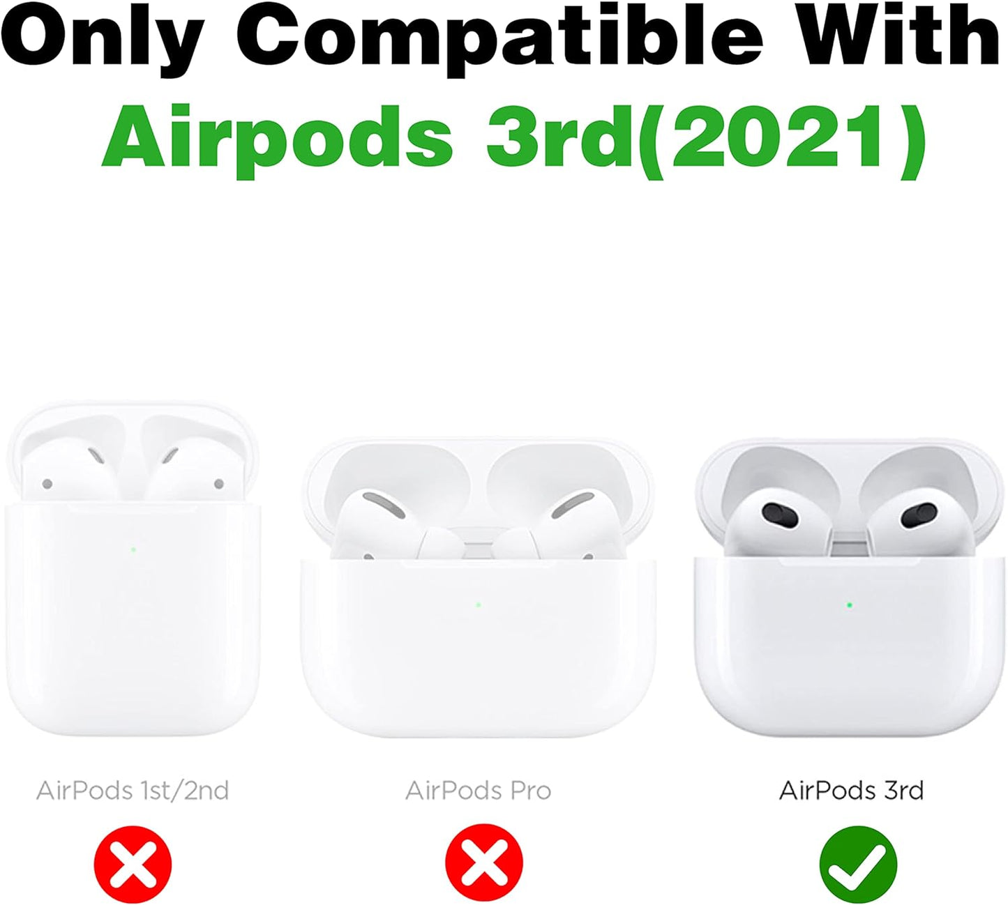 for Airpods 3 3Rd Generation Case Cute 3D Lovely Unique Cartoon for Airpod 3 Silicone Cover Fun Funny Cool Design Fashion Cases for Boys Girls Kids Teen for Air Pods 3 (2021) (PK Giant)